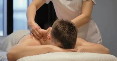 Doamna matură - masaj de relaxare