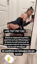 Blonda top servicii de calitate poze 100 daca nu raspund scrie mi pe watapp cu o confirmare clip - imagine 2